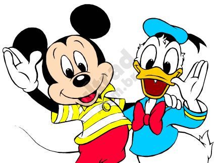 Desenhos Mickey e Donald