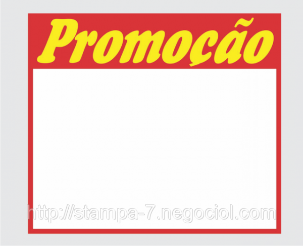 CARTAZES DE PROMOÇÃO